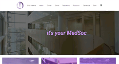 Desktop Screenshot of medsoc.org.au